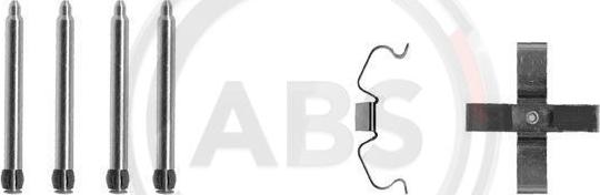 A.B.S. 1266Q - Kit accessori, Pastiglia freno www.autoricambi360.it