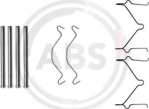 A.B.S. 1209Q - Kit accessori, Pastiglia freno www.autoricambi360.it