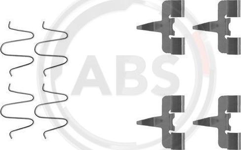 A.B.S. 1207Q - Kit accessori, Pastiglia freno www.autoricambi360.it