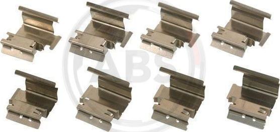 A.B.S. 1218Q - Kit accessori, Pastiglia freno www.autoricambi360.it