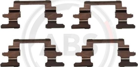 A.B.S. 1236Q - Kit accessori, Pastiglia freno www.autoricambi360.it