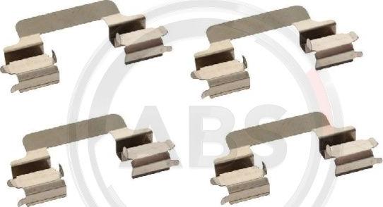 A.B.S. 1231Q - Kit accessori, Pastiglia freno www.autoricambi360.it