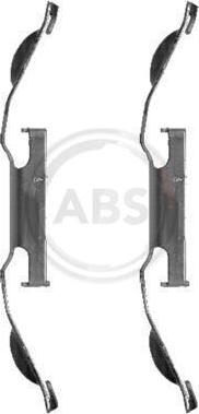 A.B.S. 1221Q - Kit accessori, Pastiglia freno www.autoricambi360.it