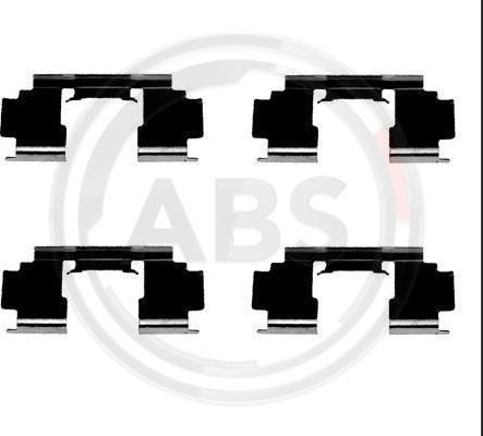A.B.S. 1276Q - Kit accessori, Pastiglia freno www.autoricambi360.it