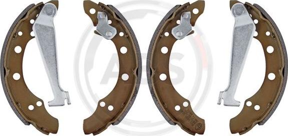 A.B.S. 8871 - Kit ganasce freno www.autoricambi360.it