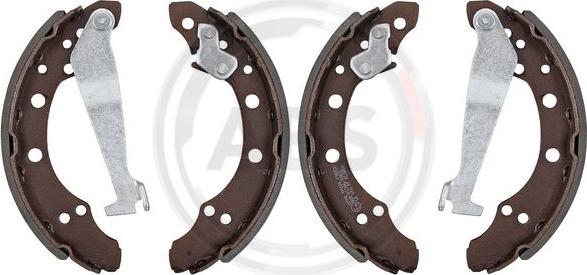 A.B.S. 8778 - Kit ganasce freno www.autoricambi360.it