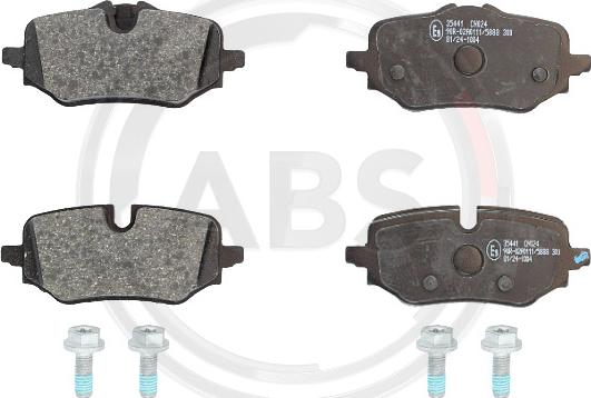 A.B.S. 35441 - Kit pastiglie freno, Freno a disco www.autoricambi360.it