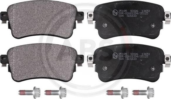 A.B.S. 35185 - Kit pastiglie freno, Freno a disco www.autoricambi360.it