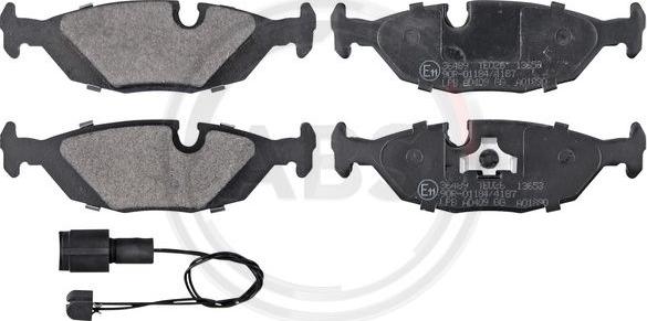 A.B.S. 36489 - Kit pastiglie freno, Freno a disco www.autoricambi360.it