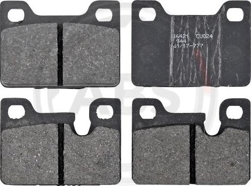 A.B.S. 36421 - Kit pastiglie freno, Freno a disco www.autoricambi360.it