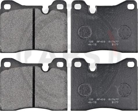 A.B.S. 36133 - Kit pastiglie freno, Freno a disco www.autoricambi360.it