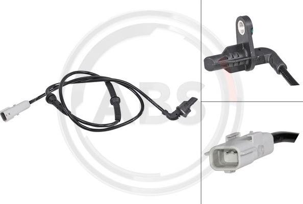 A.B.S. 31869 - Sensore, N° giri ruota www.autoricambi360.it