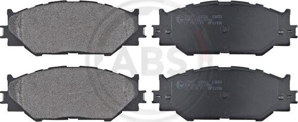 A.B.S. 37547 - Kit pastiglie freno, Freno a disco www.autoricambi360.it