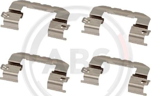 A.B.S. 2007Q - Kit accessori, Pastiglia freno www.autoricambi360.it