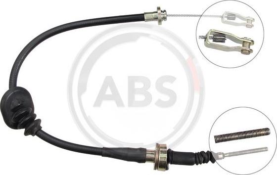 A.B.S. K25440 - Cavo comando, Comando frizione www.autoricambi360.it