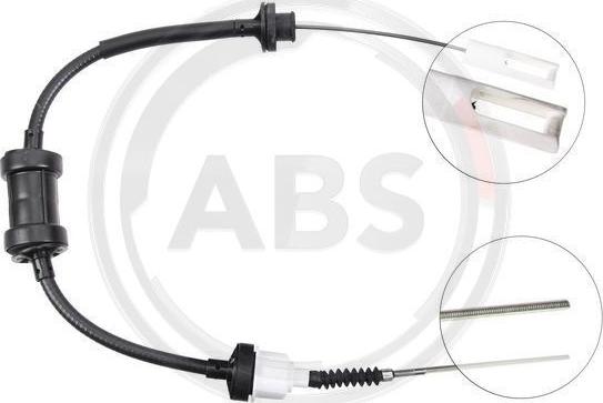 A.B.S. K25210 - Cavo comando, Comando frizione www.autoricambi360.it