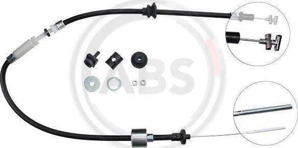 A.B.S. K26510 - Cavo comando, Comando frizione www.autoricambi360.it