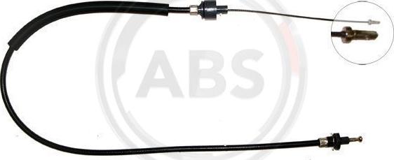 A.B.S. K21500 - Cavo comando, Comando frizione www.autoricambi360.it