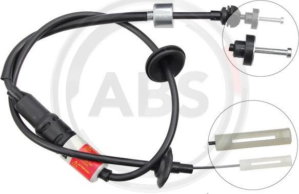 A.B.S. K28670 - Cavo comando, Comando frizione www.autoricambi360.it