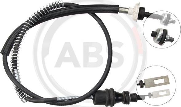 A.B.S. K28028 - Cavo comando, Comando frizione www.autoricambi360.it
