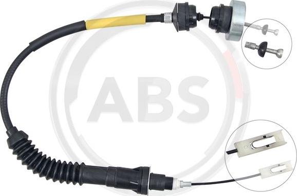 A.B.S. K27002 - Cavo comando, Comando frizione www.autoricambi360.it