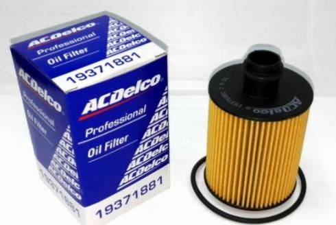 ACDelco 19371881 - Filtro olio www.autoricambi360.it