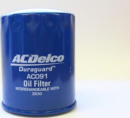 ACDelco AC091 - Filtro olio www.autoricambi360.it