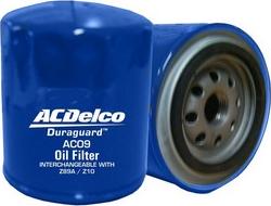 ACDelco AC09 - Filtro olio www.autoricambi360.it