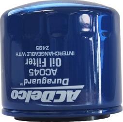 ACDelco AC045 - Filtro olio www.autoricambi360.it