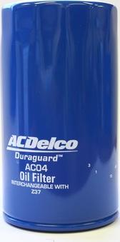 ACDelco AC04 - Filtro olio www.autoricambi360.it