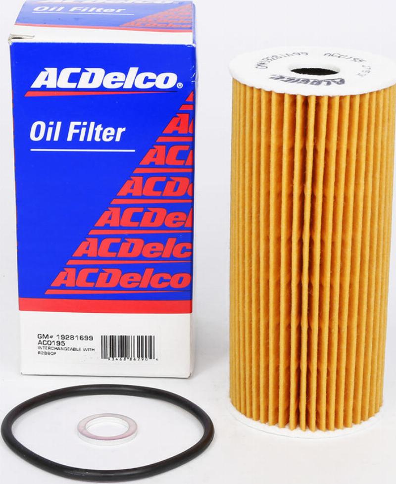 ACDelco AC0195 - Filtro olio www.autoricambi360.it