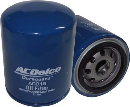ACDelco AC019 - Filtro olio www.autoricambi360.it