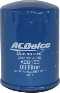 ACDelco AC0153 - Filtro olio www.autoricambi360.it