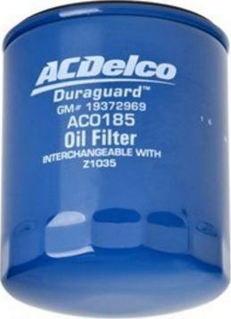 ACDelco AC0185 - Filtro olio www.autoricambi360.it