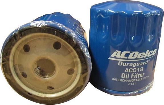 ACDelco AC018 - Filtro olio www.autoricambi360.it