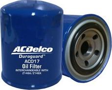ACDelco AC017 - Filtro olio www.autoricambi360.it