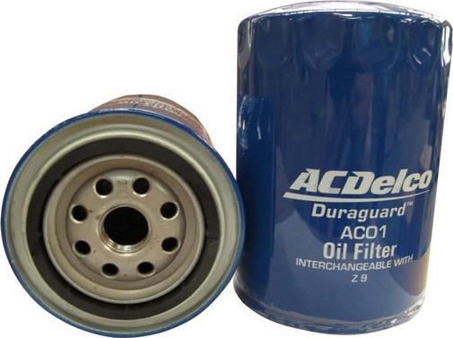 ACDelco AC01 - Filtro olio www.autoricambi360.it