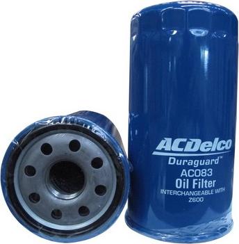 ACDelco AC083 - Filtro olio www.autoricambi360.it