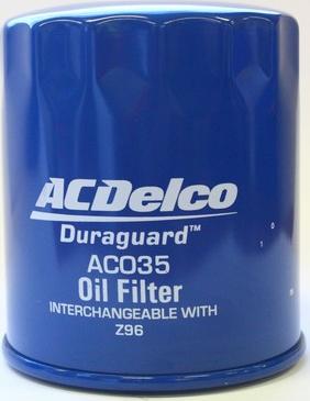 ACDelco AC035 - Filtro olio www.autoricambi360.it