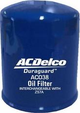 ACDelco AC038 - Filtro olio www.autoricambi360.it
