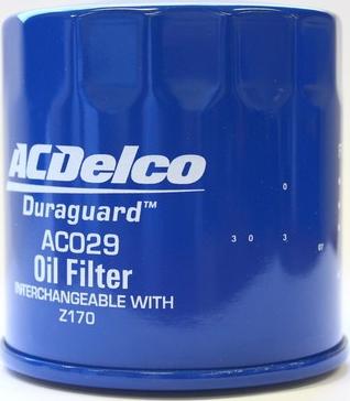 ACDelco AC029 - Filtro olio www.autoricambi360.it