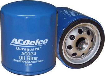 ACDelco AC024 - Filtro olio www.autoricambi360.it