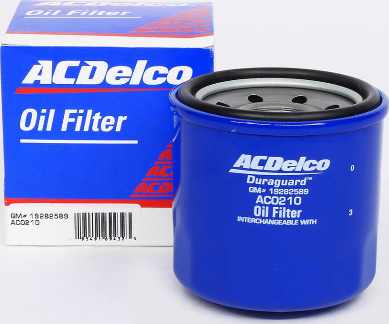 ACDelco AC0210 - Filtro olio www.autoricambi360.it
