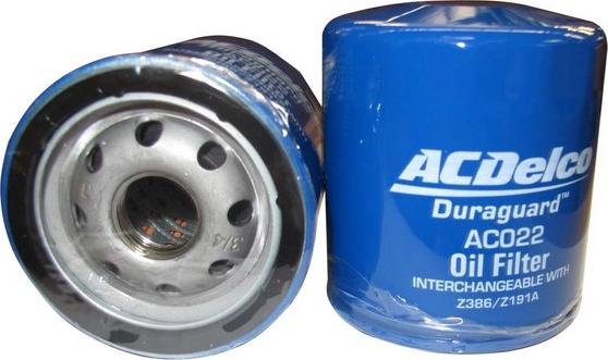 ACDelco AC022 - Filtro olio www.autoricambi360.it