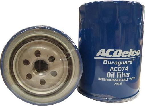 ACDelco AC074 - Filtro olio www.autoricambi360.it