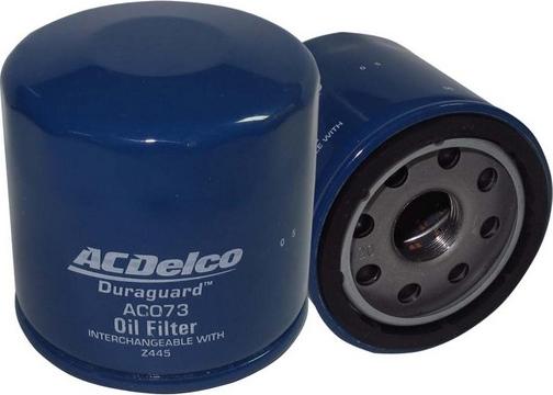 ACDelco AC073 - Filtro olio www.autoricambi360.it