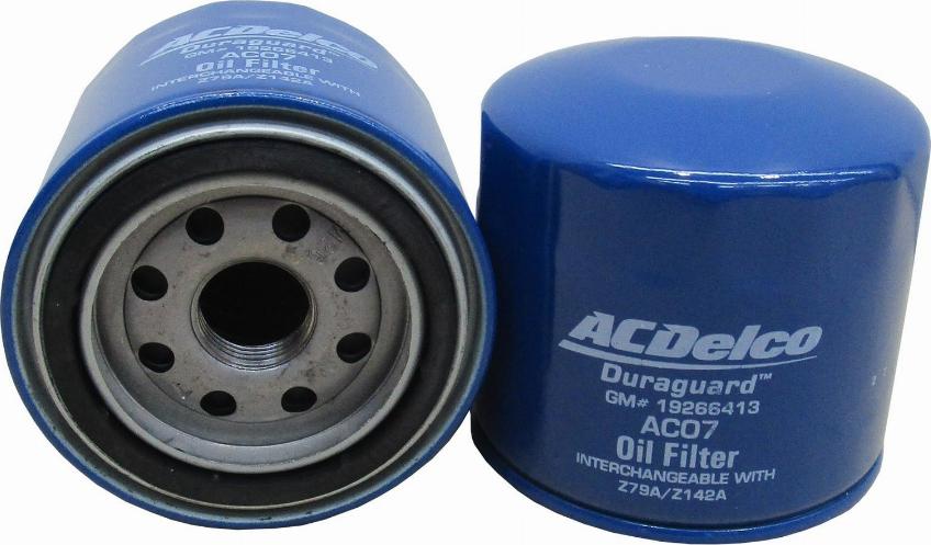 ACDelco AC07 - Filtro olio www.autoricambi360.it