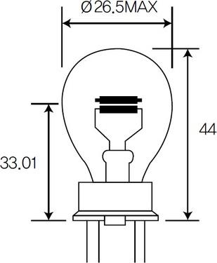ACDelco AC3157 - Lampadina, Luce stop / Luce posteriore www.autoricambi360.it