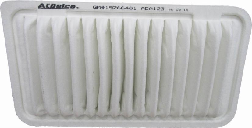 ACDelco ACA123 - Filtro aria www.autoricambi360.it