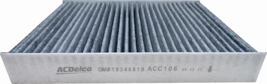 ACDelco ACC106 - Filtro, Aria abitacolo www.autoricambi360.it